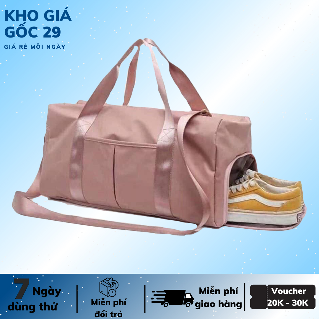Túi du lịch cỡ lớn đa năng có ngăn đựng giày riêng - túi xách gấp gọn nam nữ chống thấm nước cao cấp