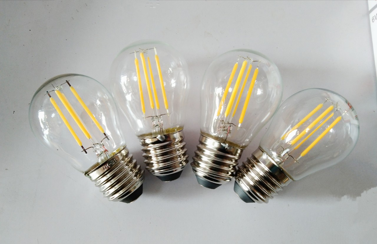 Bóng đèn led G45  thuỷ tinh đui xoáy E27, 4w