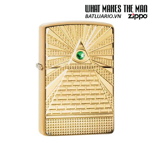 Bật lửa Zippo 49060 – Zippo Armor® Eye of Providence Design High Polish Brass