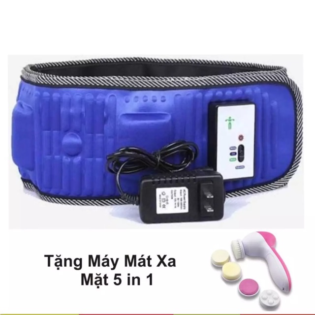 Máy Matxa rung đánh tan mỡ bụng tặng kèm Matxa mặt
