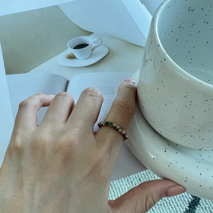 Nhẫn Crystal ring Hàn Quốc