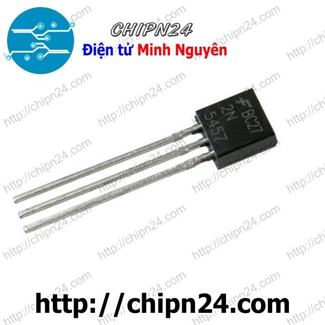 [2 con] (KT1) Mosfet 2N5457 TO-92 10mA 25V Kênh N 310mW JFET (5457)