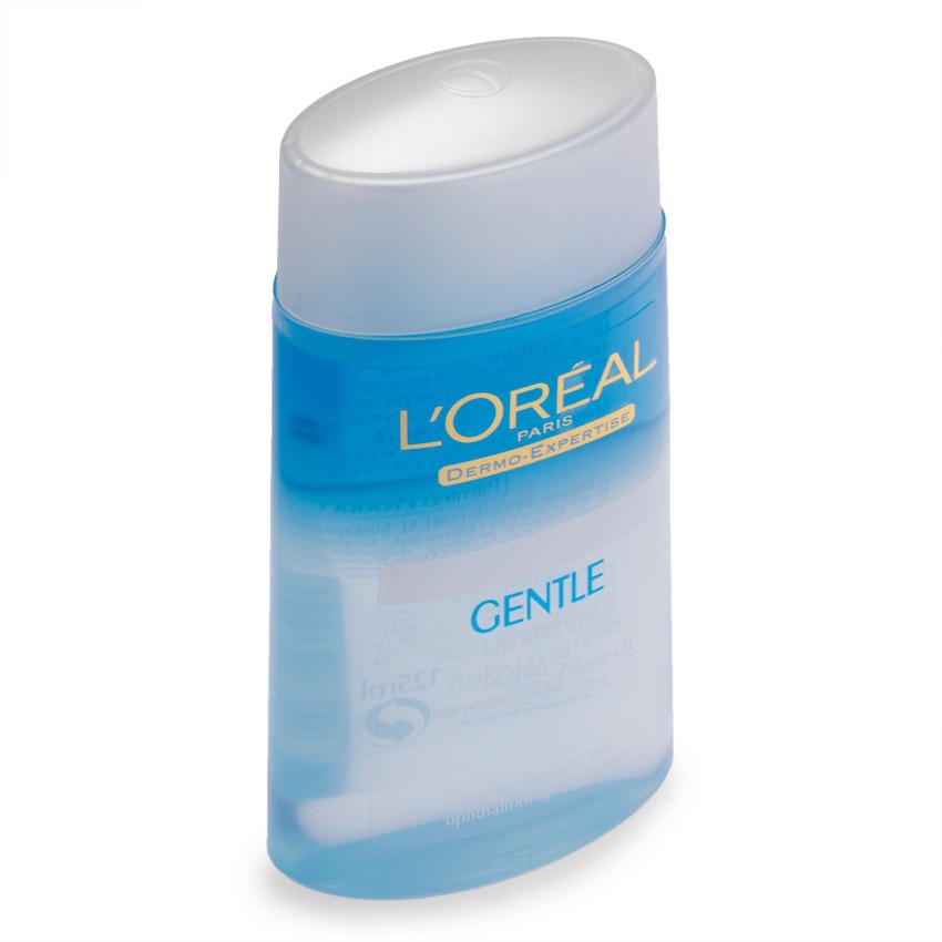 Nước Tẩy Trang Mắt Môi L'Oréal Dịu Nhẹ Cho Da 125ml Gentle Lip & Eye Make up Remover Hasaki Sản Phẩm Chính Hãng