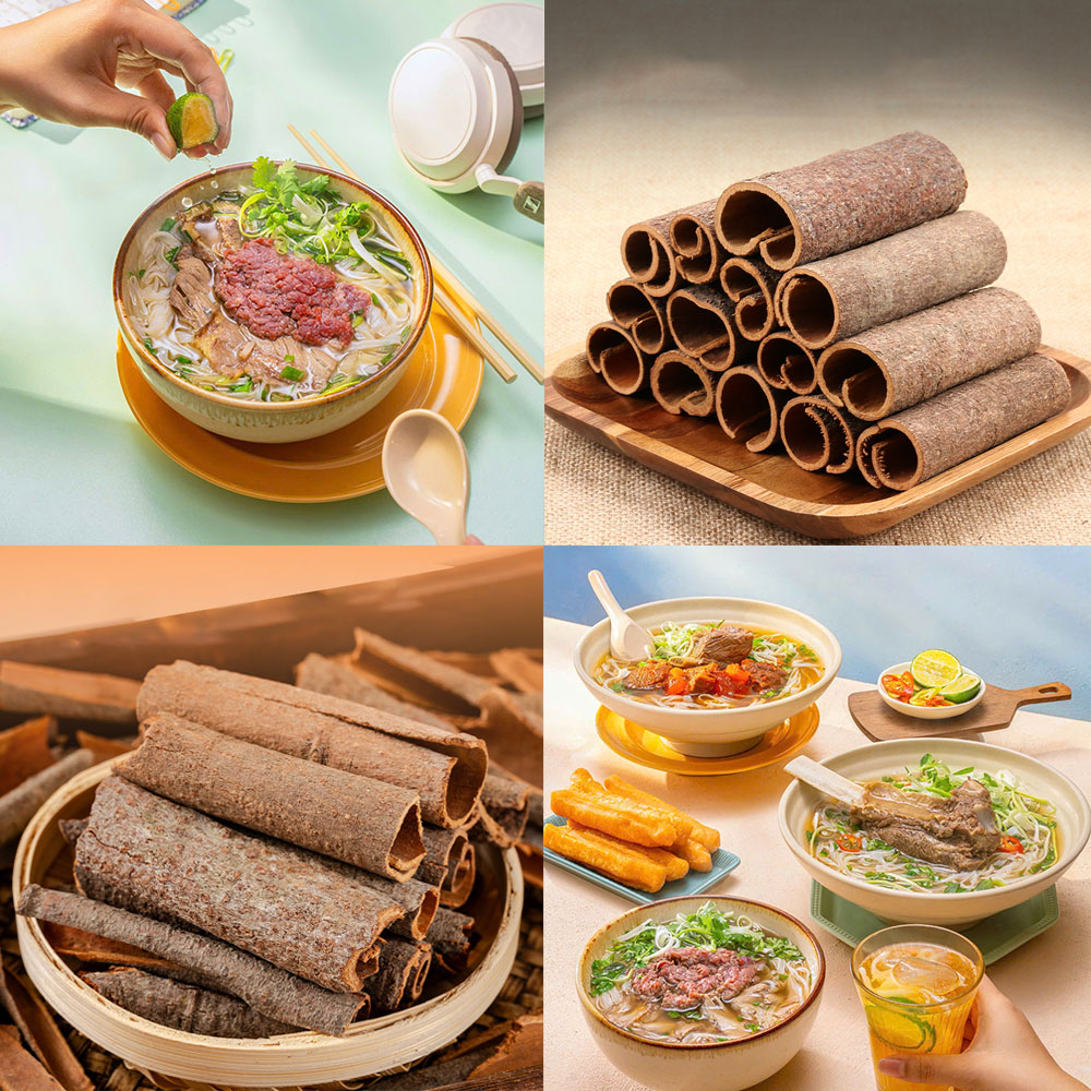 Quế thanh khô 100g, vỏ quế cay, thơm, sạch, làm gia vị nấu ăn, nấu phở, xông nhà