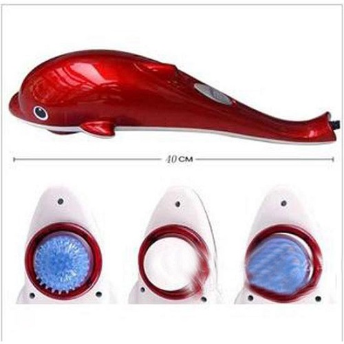 Máy masage cầm tay cá heo 3 đầu ( Lớn )