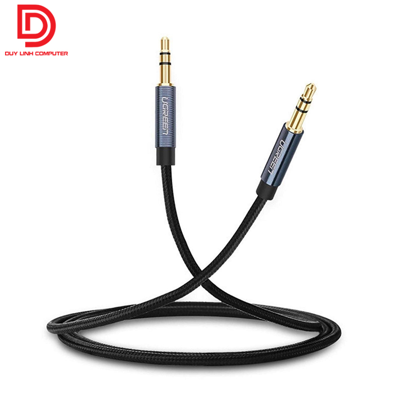 Cáp âm thanh 3.5mm dài 1m bện dù cao cấp - Ugreen 60179