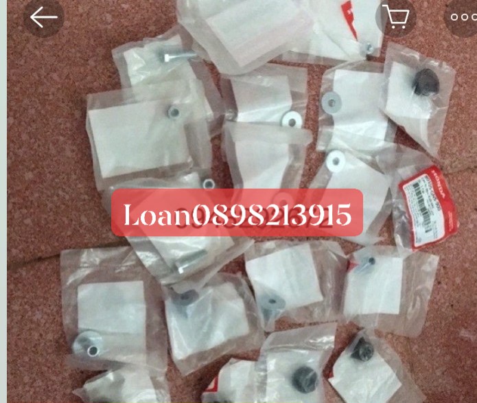 Fun bộ ốc bắt đuôi xe dream cả cao su treo đuôi ( 22 chi tiết )