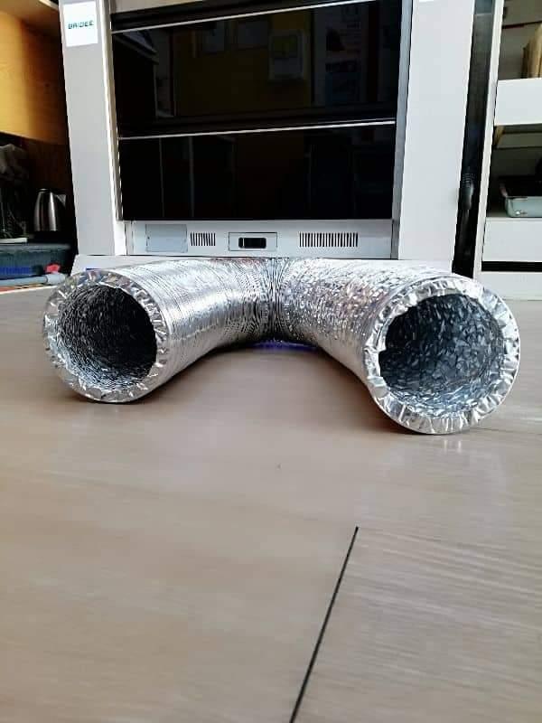 Range Hood Silver Pipe D125Mm X 8m