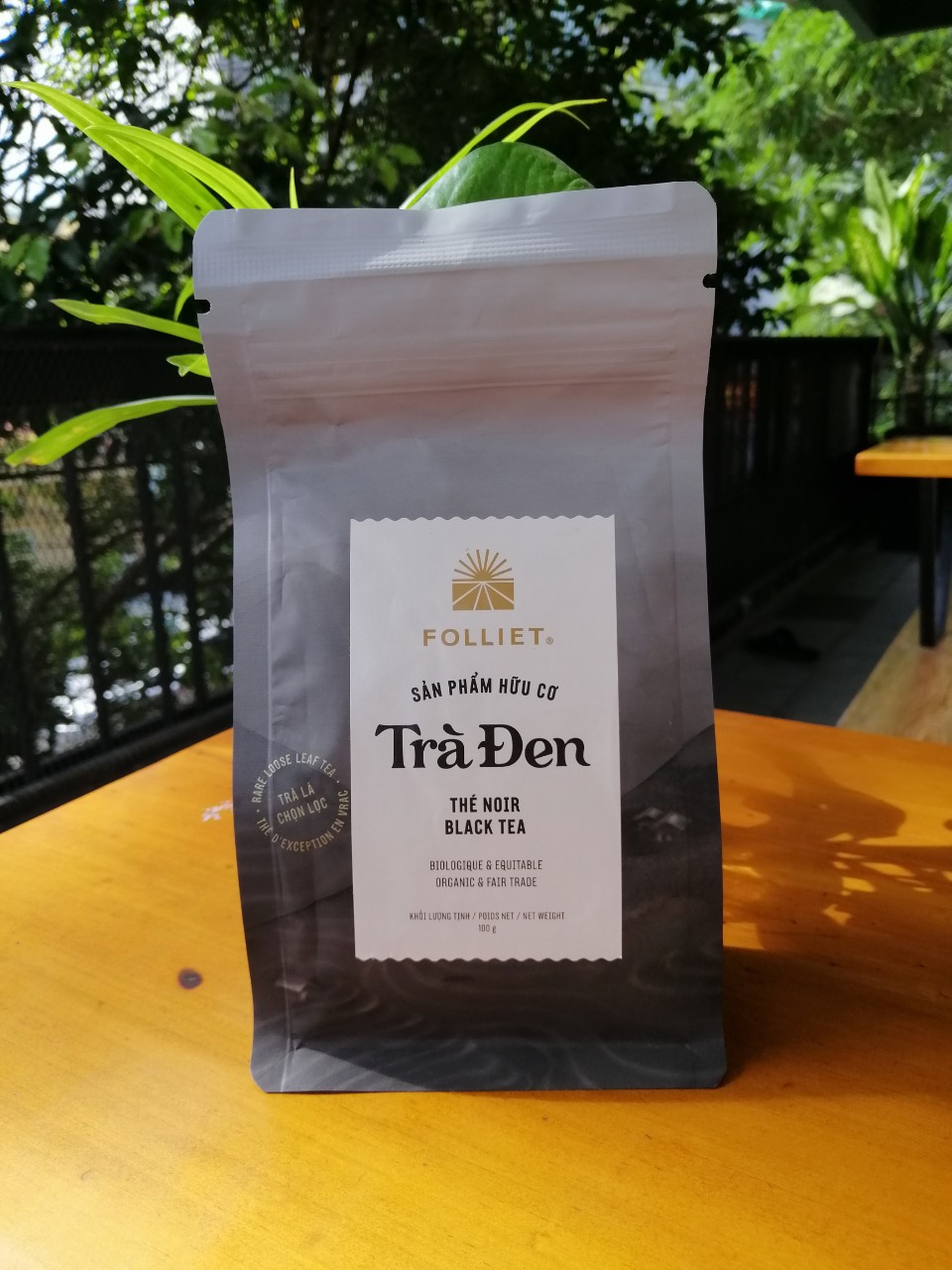Trà Đen Hữu Cơ Organic Folliet 100g