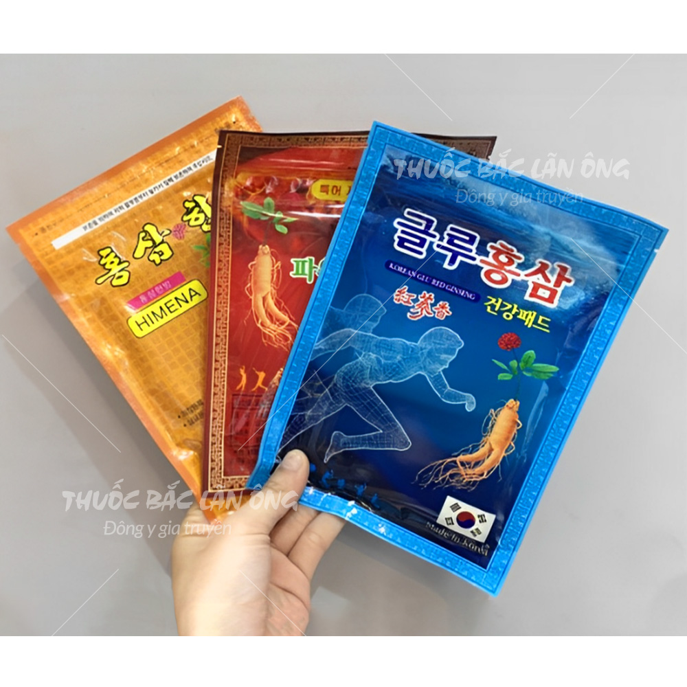 Cao dán hồng sâm Hàn Quốc (Túi 20 miếng)