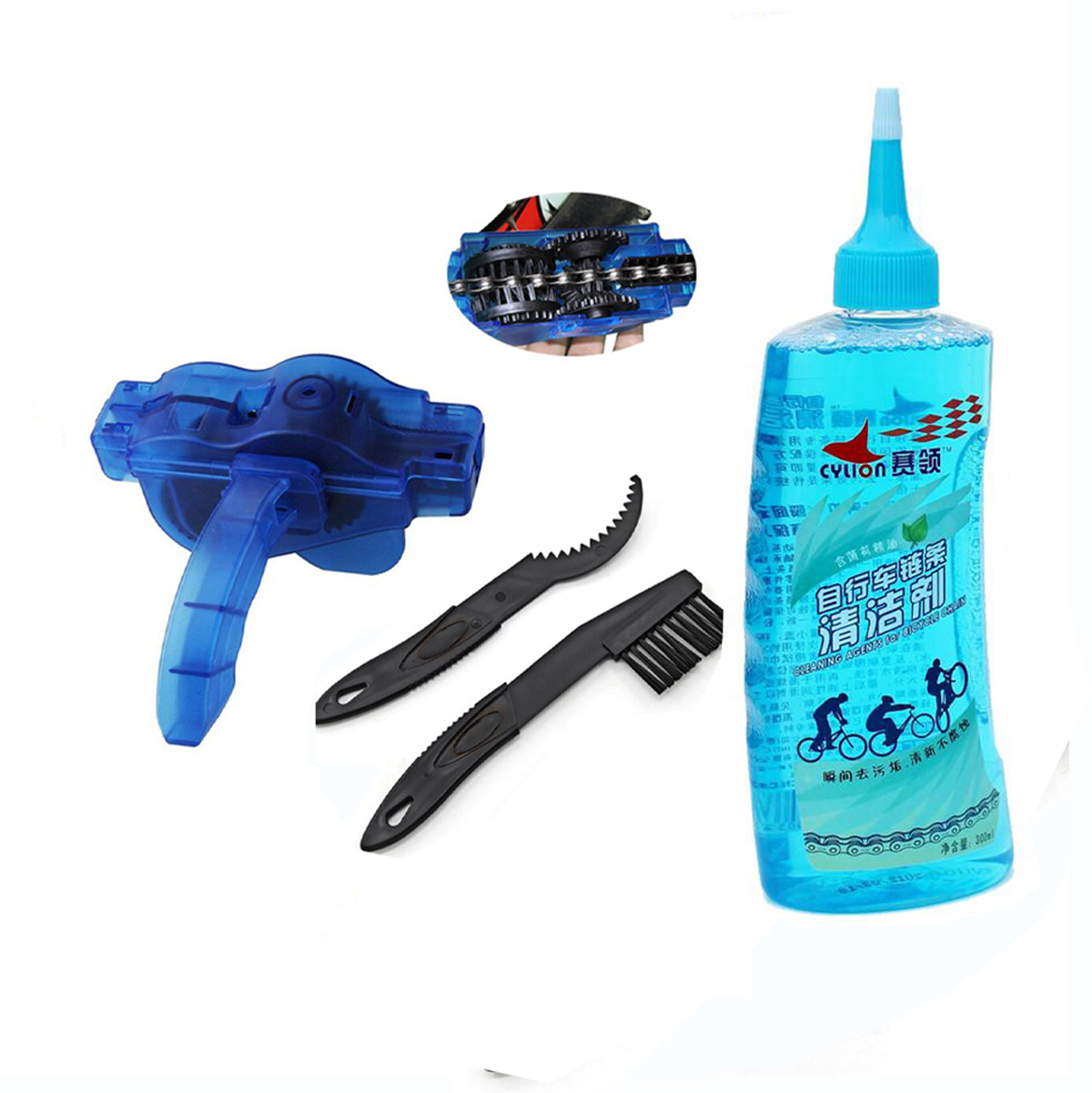 Dụng cụ vệ sinh sên xe đạp kèm dung dịch vệ sinh sên xích nhông đĩa cho xe đạp/xe đạp thể thao địa hình MTB chất lượng cao KAVISOTA