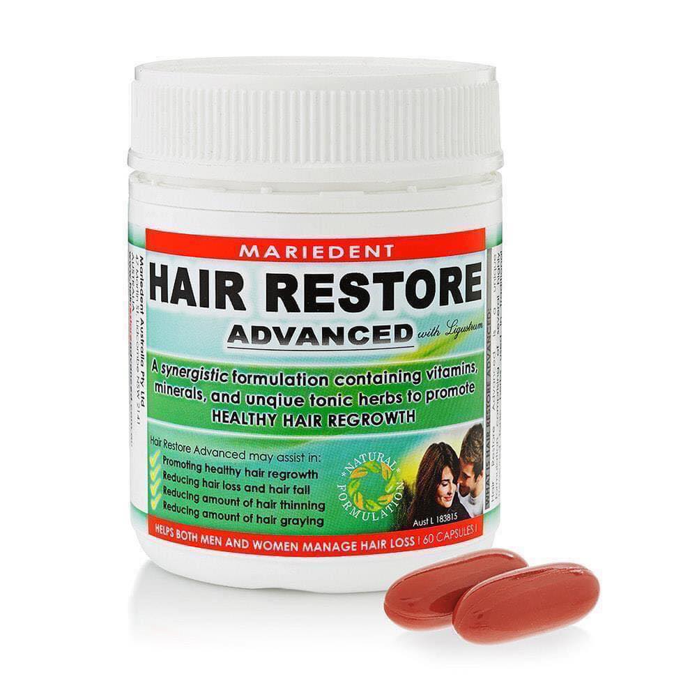 mọc tóc Mariedent Hair Restore Advanced 60 viên của Úc