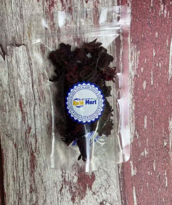 Trà hoa dâm bụt sấy khô (gói 50gram) - trà thải độc