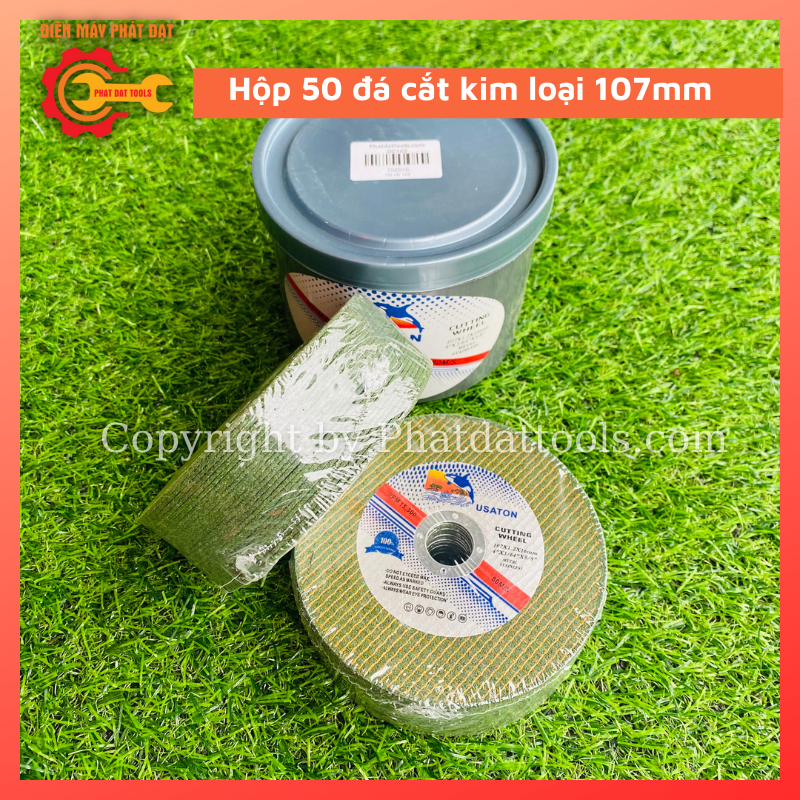 Hộp 50 Viên Đá Cắt Sắt-Inox Phi 100-Đá Cắt 1 Tấc