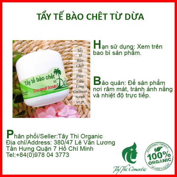Tẩy Tế Bào Chết Từ Dừa Cửu Long