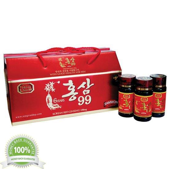 Nước Uống Hồng Sâm 99 SAMWON Hộp 10 Chai 75ml