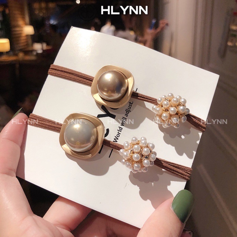 Chun Cột Tóc Hạt Trai Chùm