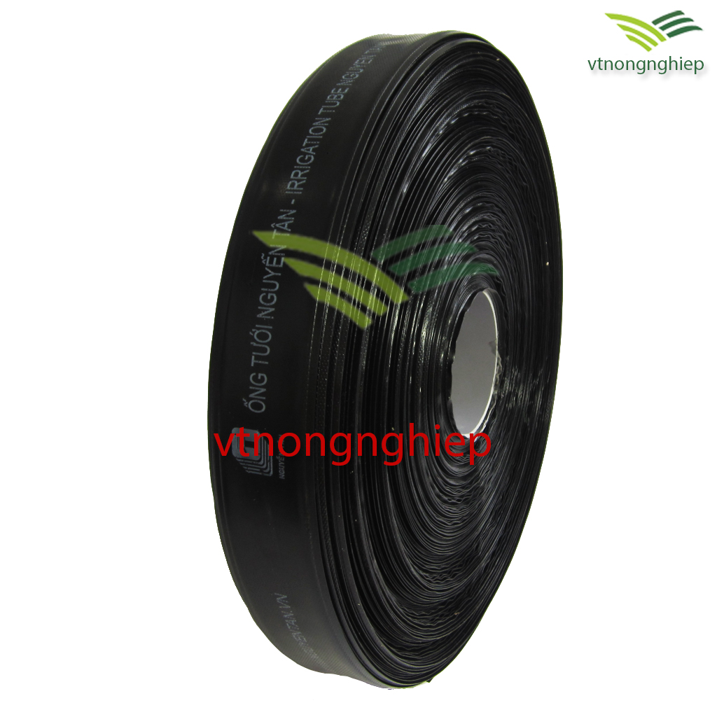 Ống tưới phun mưa phi 27mm Nguyễn Tân, dài 200m, đục 3 lỗ xéo, ống nước mềm có mép biên chống lật, vặn xoắn, đi tưới địa hình phức tạp