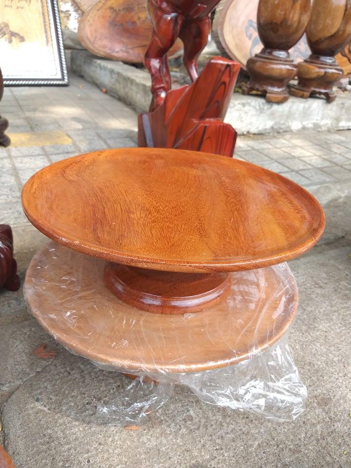 Dĩa Gỗ Gỏ Đựng Trái Cây Ngang 32cm
