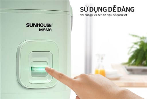 NỒI CƠM ĐIỆN 1.2L SUNHOUSE MAMA SHD8265B