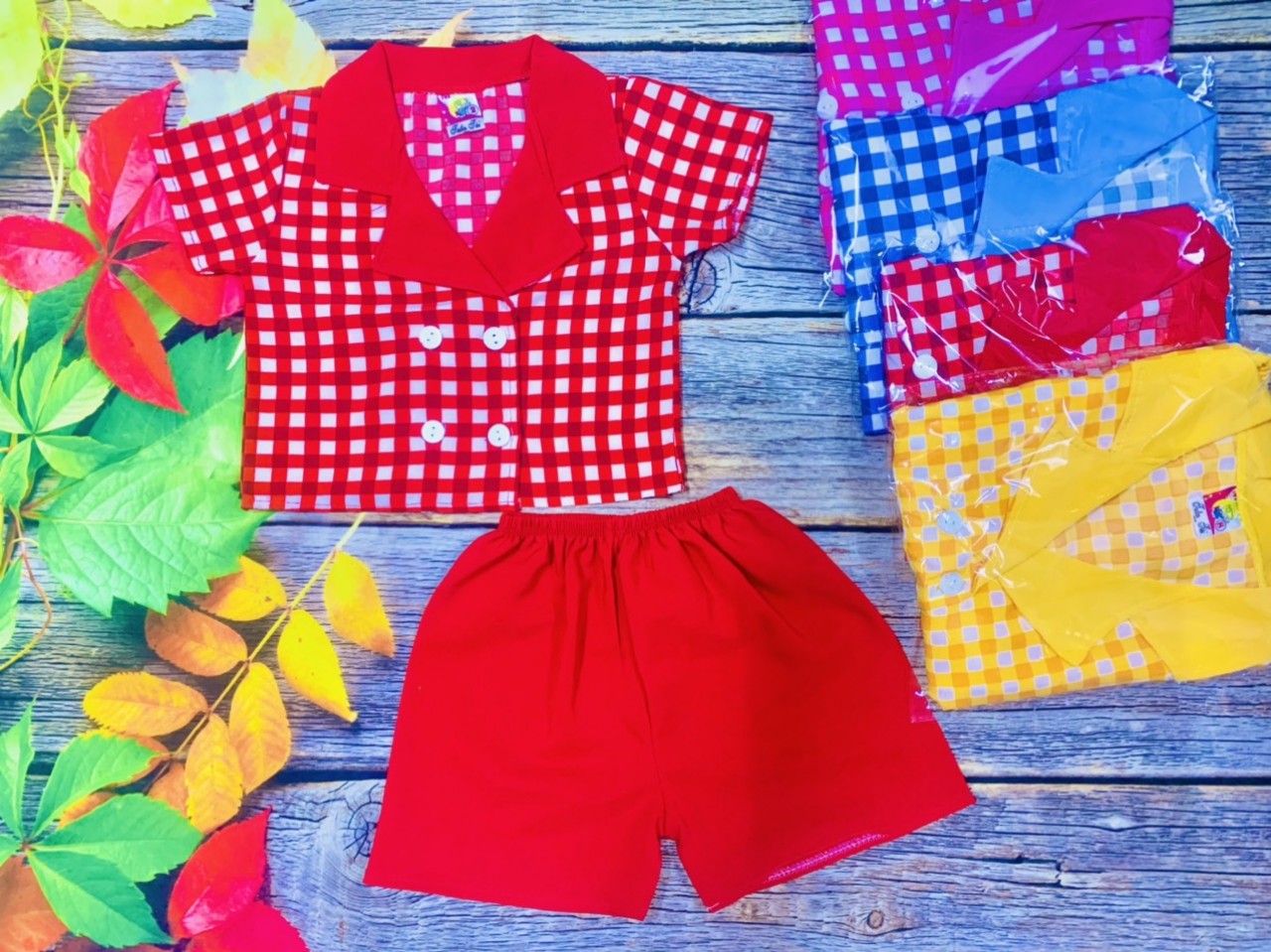Bộ Lụa Bé Gái (6-18kg) (giao màu ngẫu nhiên)