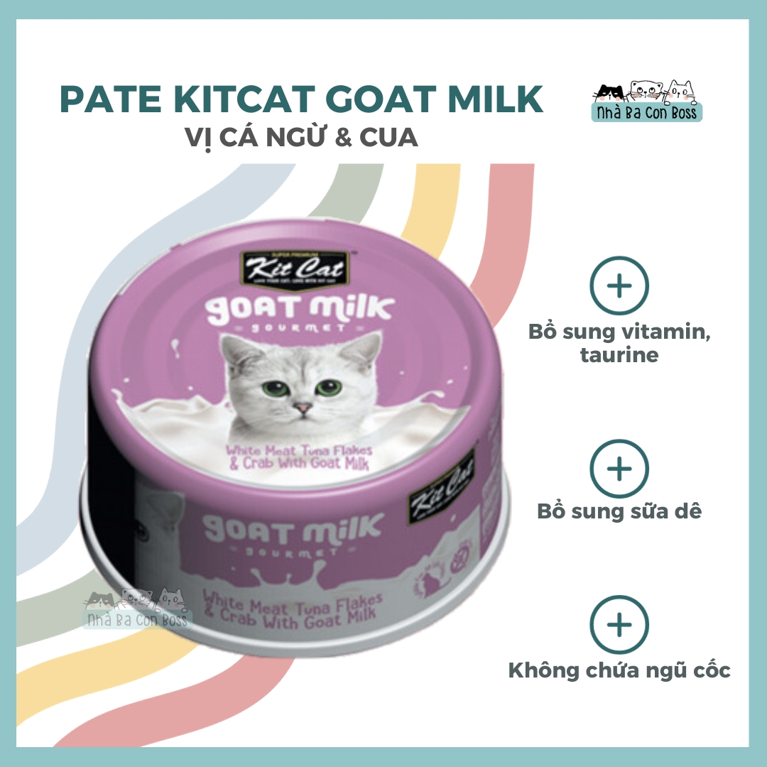[Lon 70g] Pate Cho Mèo Kitcat Goat Milk