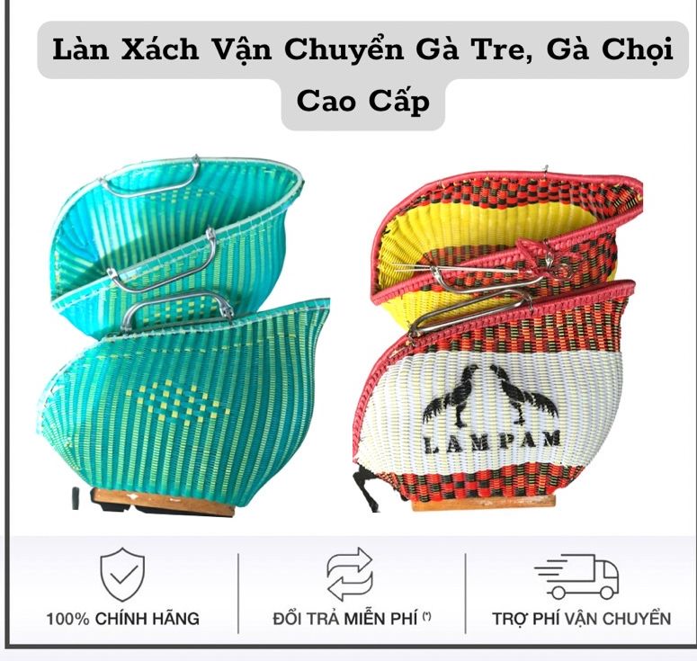 Giỏ  Đựng Gà chọi, tre
