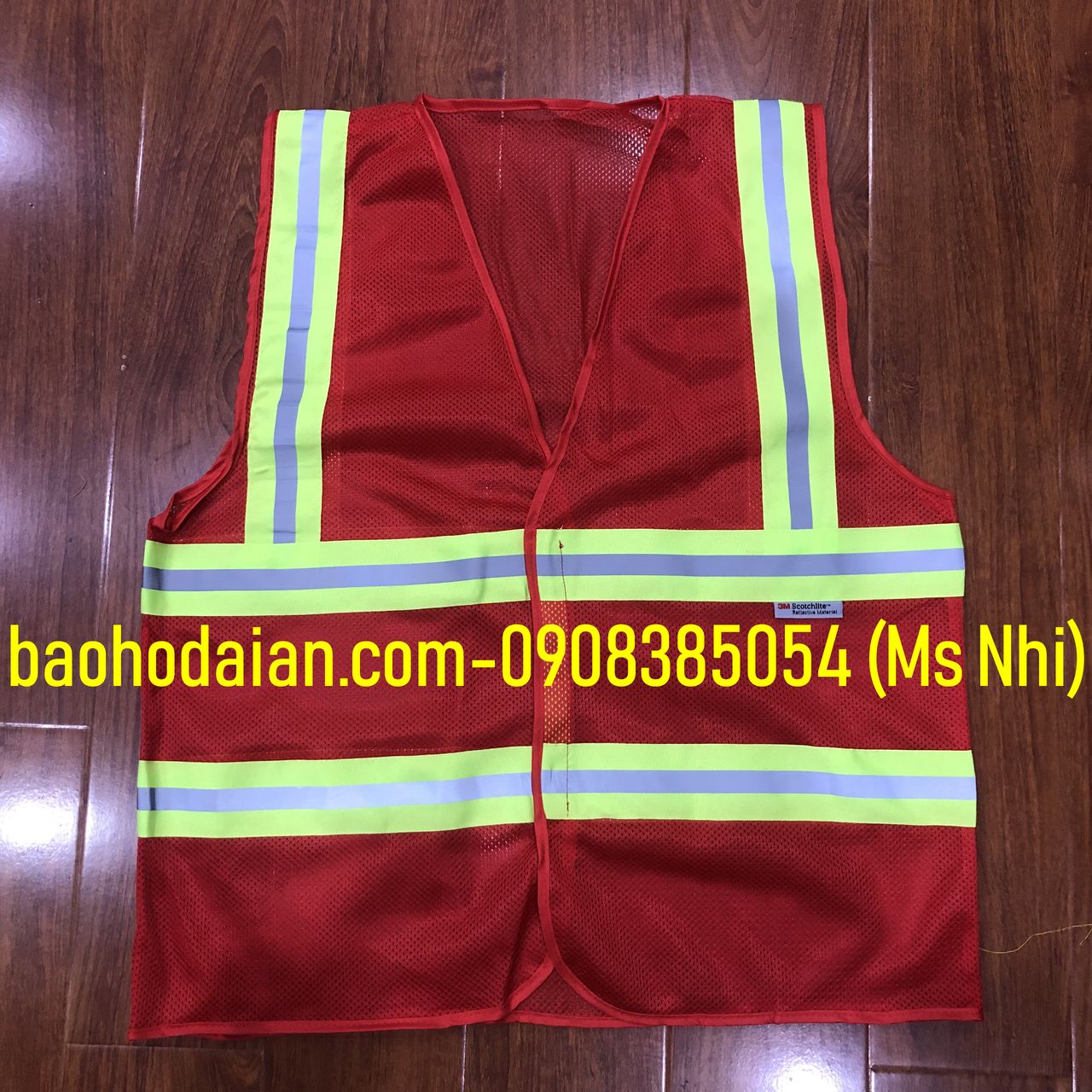 Áo phản quang chất vải lưới giá rẻ