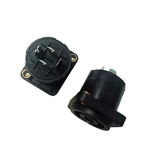 BỘ 2 JACK CẮM LOA SPEAKON CÁI MẪU VUÔNG