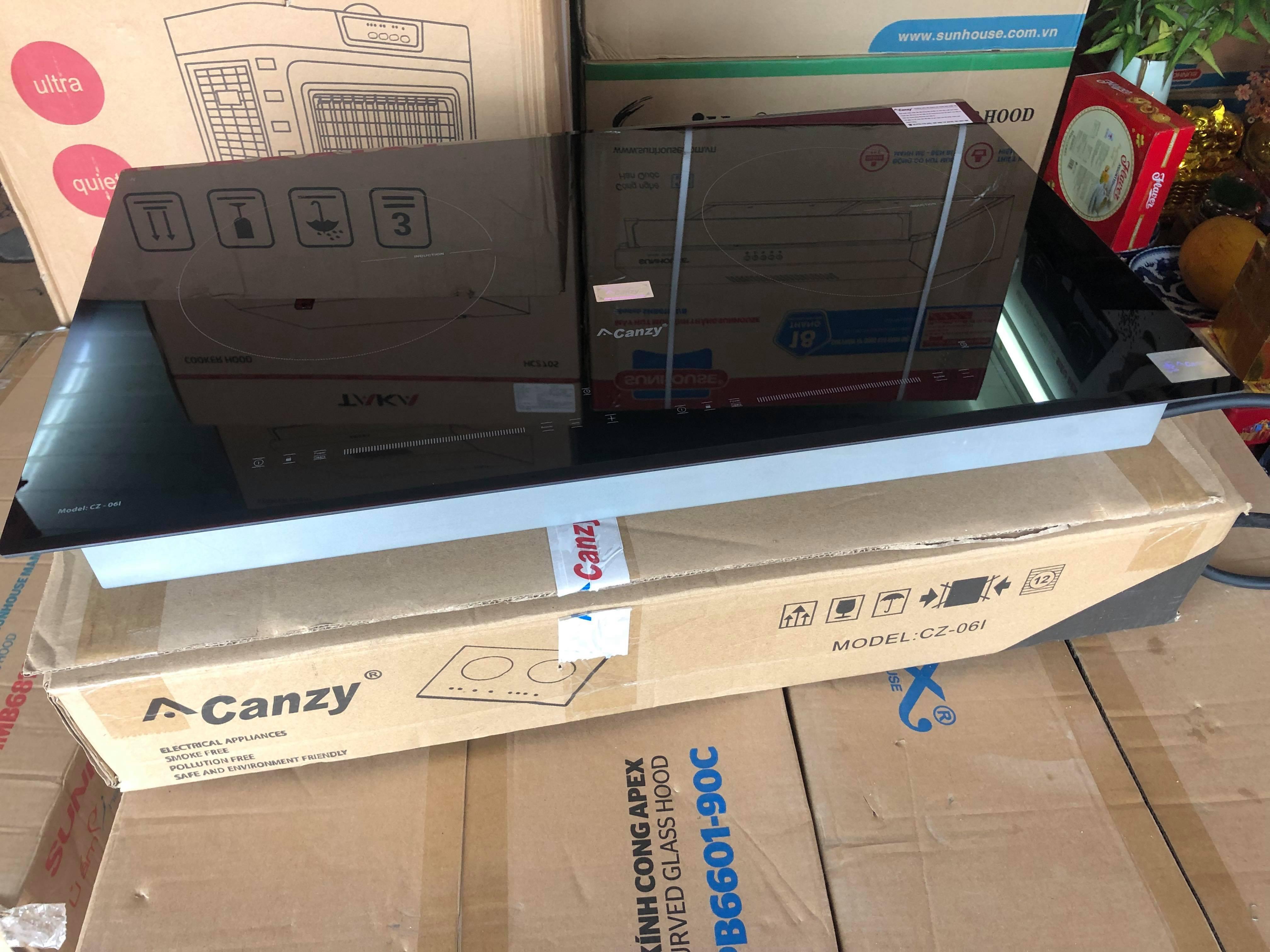 Bếp điện từ đôi canzy CZ06i - Bếp 2 từ