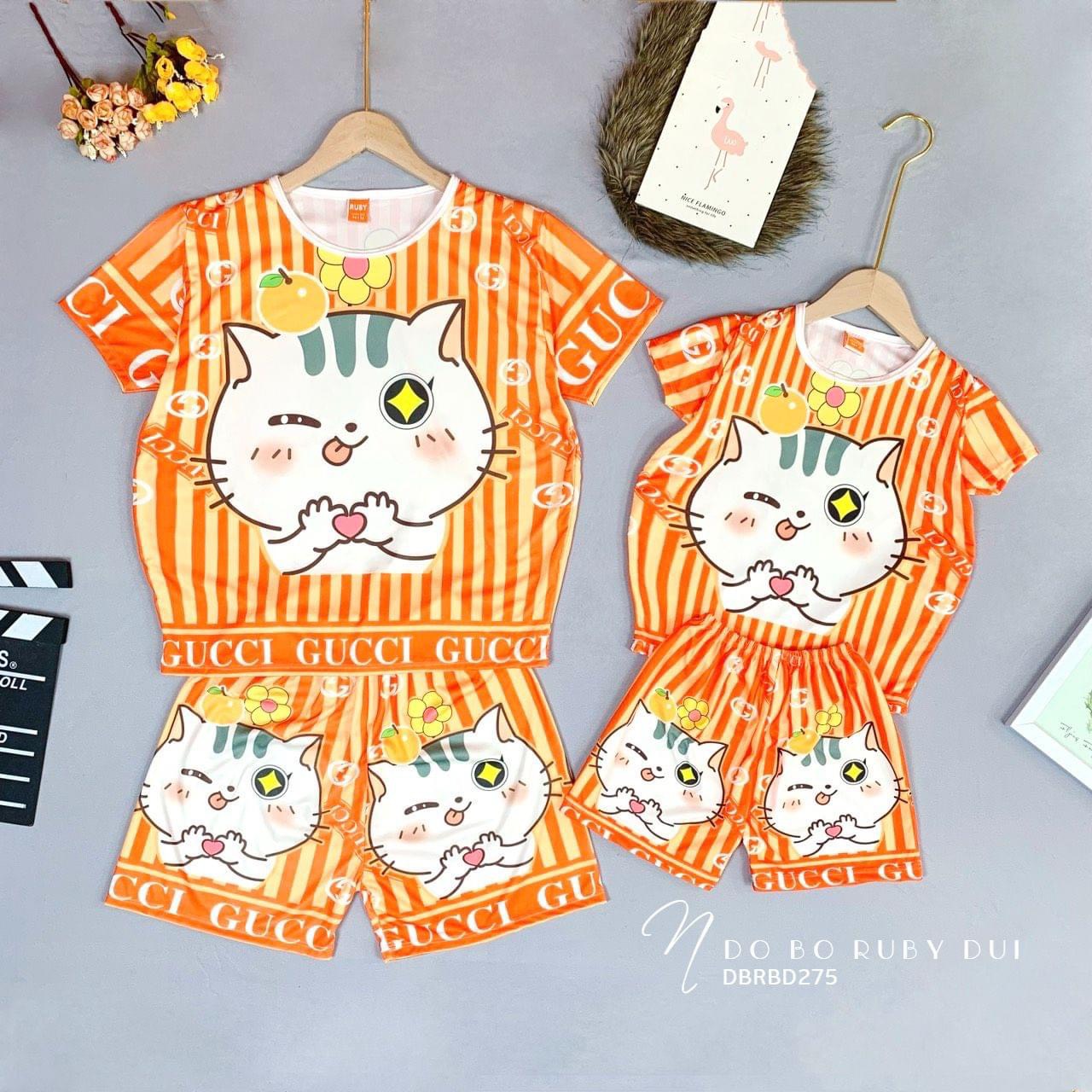đồ bộ đủ size cho mẹ và bé