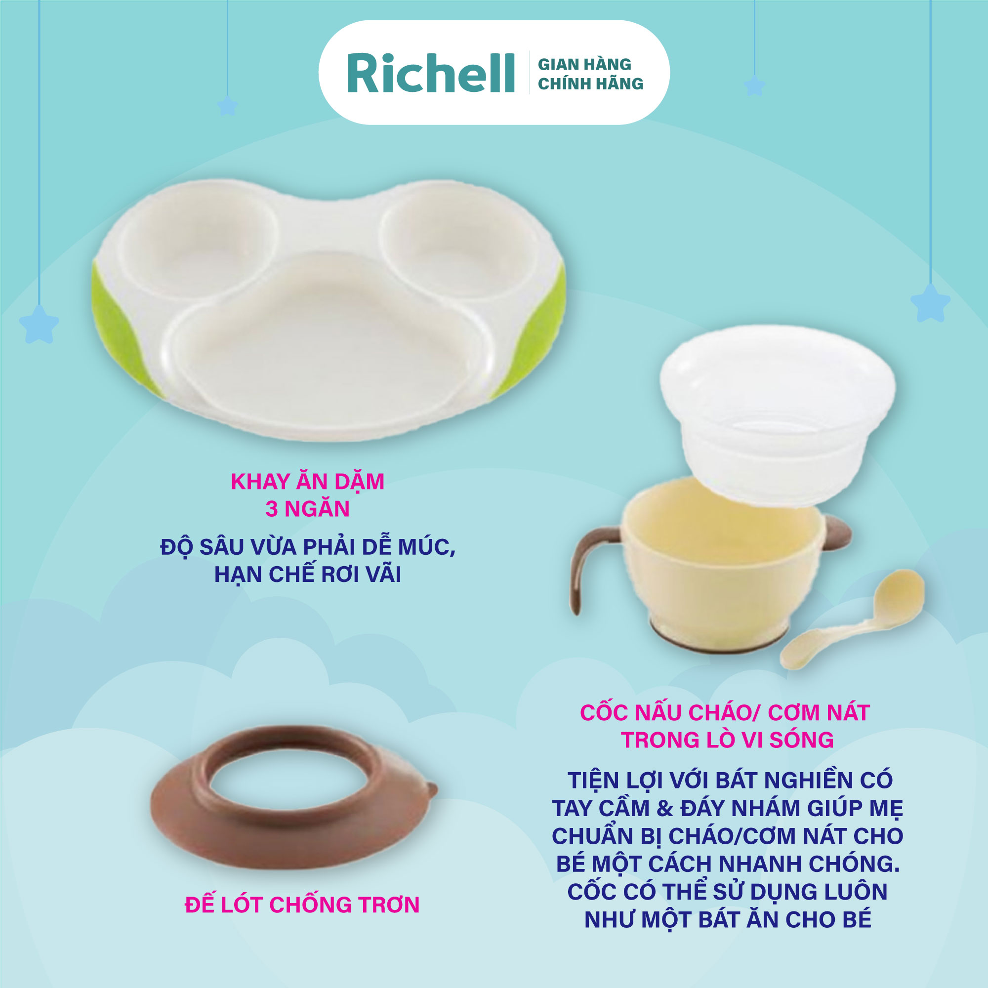 Bộ ăn dặm toàn diện RICHELL | Baby