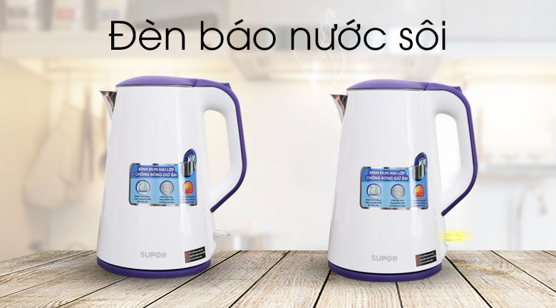 Bình siêu tốc Supor 1.7 lít SWF17S20AVN