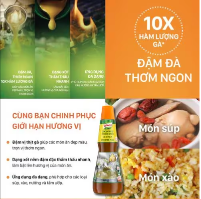 Knorr Xốt Nêm Đậm Đặc Thịt Gà 1kg