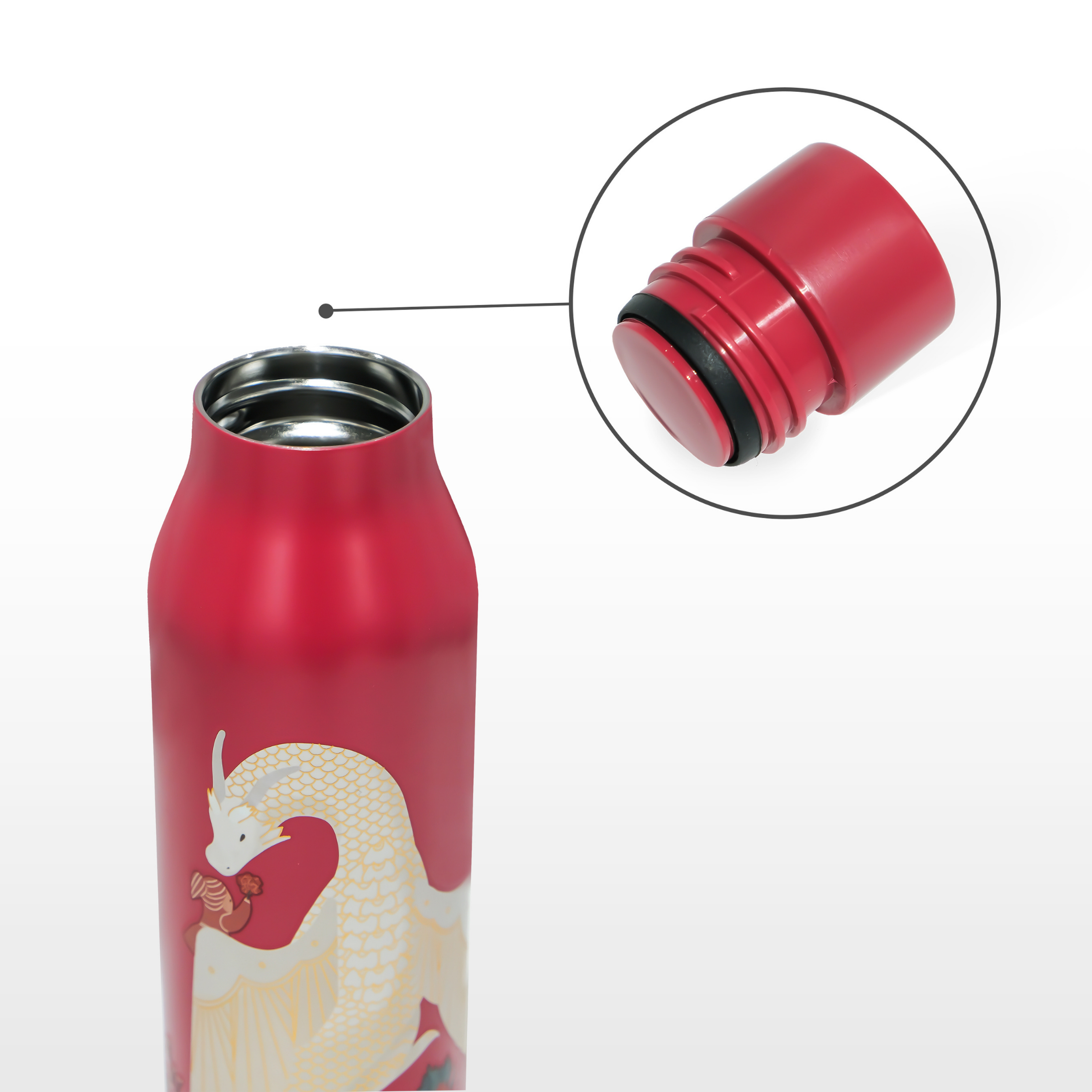 Bình Starbucks 13Oz (384ml) SS KEEPER AWAKED DRAGON
