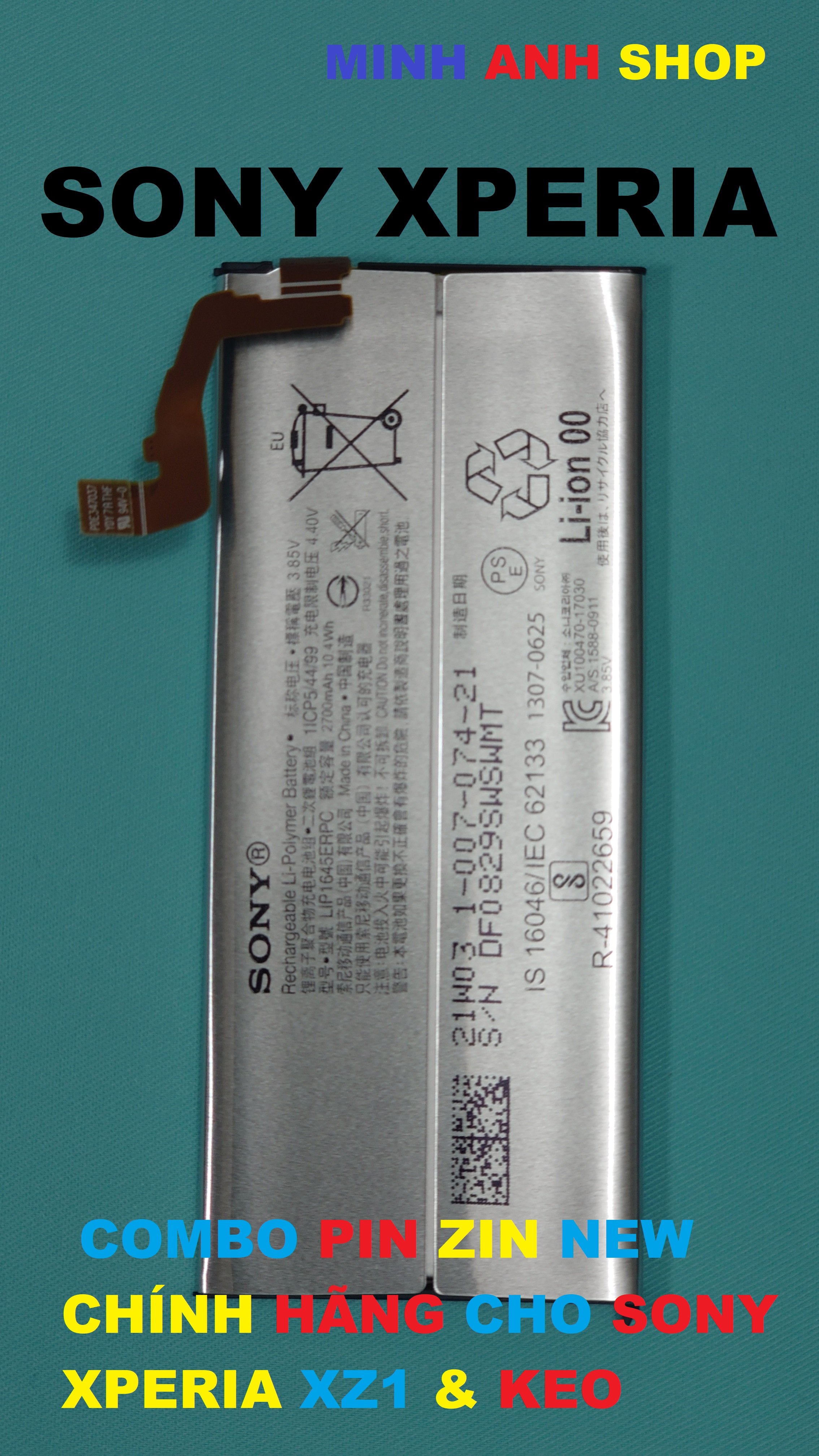 PIN CHUẨN SONY XPERIA XZ1 :G8342