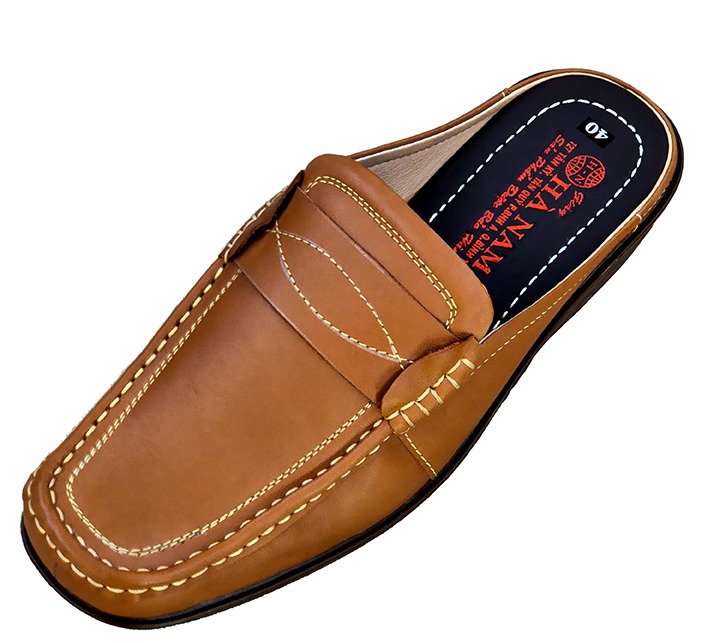 Giày Sục Nam Da Bò Thật HÀ NAM Cao Cấp GSB2050