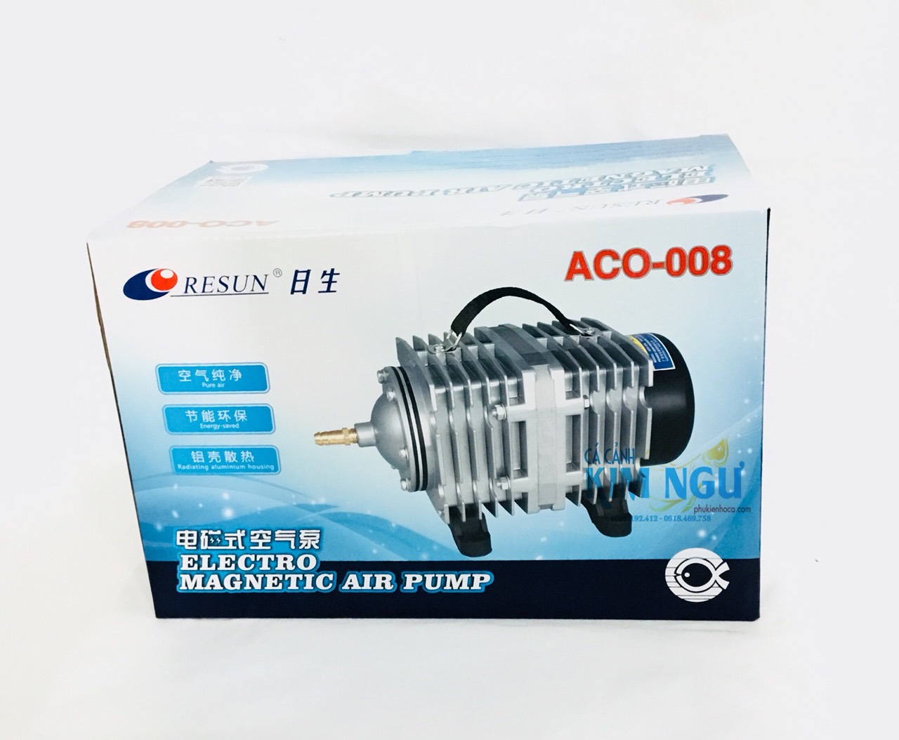 Máy Sủi Oxy Hồ Cá RESUN ACO 008 (120W) ACO008