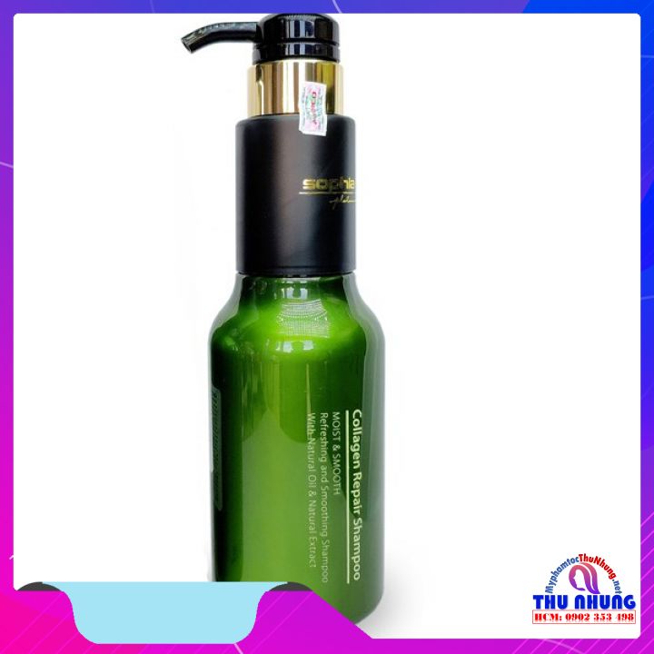 [HCM]Dầu gội Sophia Platium Collagen Repair Shampoo phục hồi tóc hư tổn 500ml