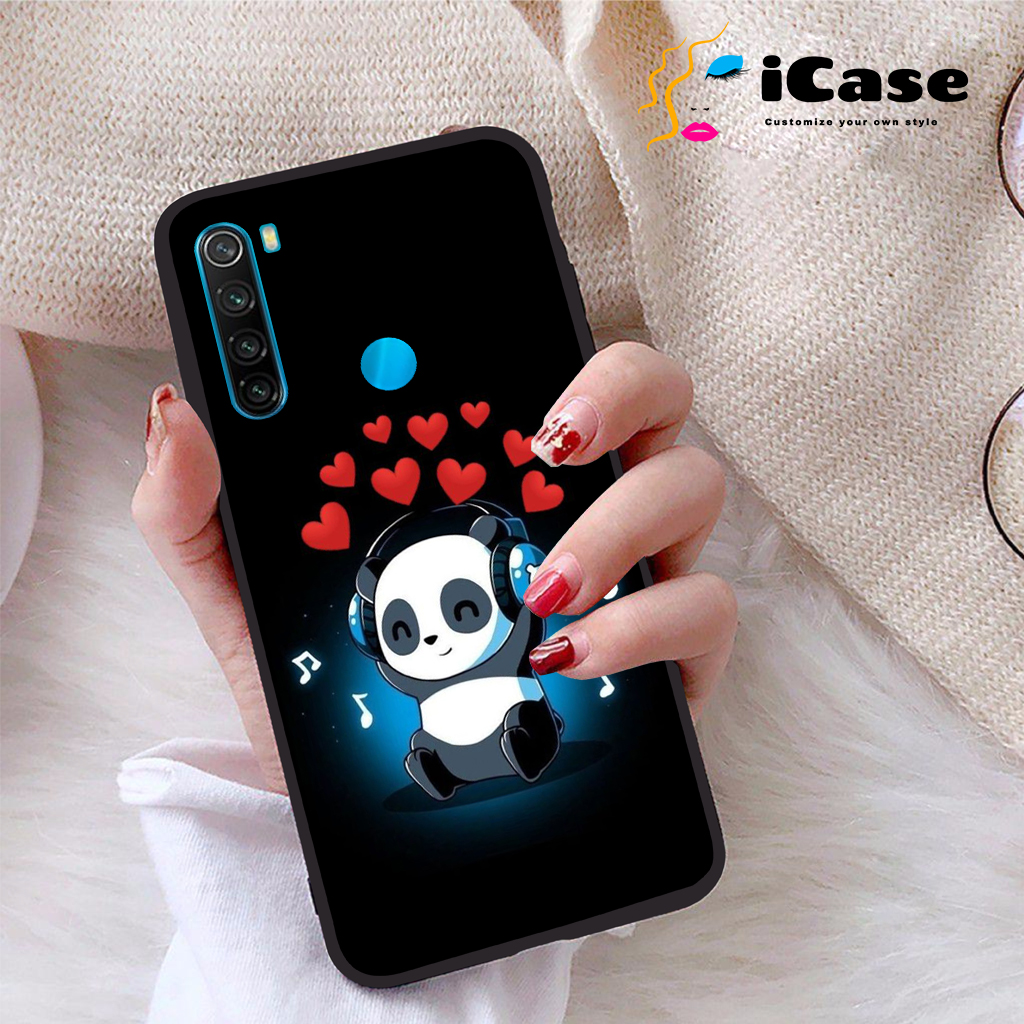 Ốp lưng Xiaomi Redmi Note 8 viền dẻo TPU BST Panda