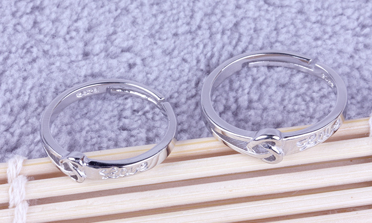 Nhẫn cặp LOVE - Nhẫn đôi Bạc - Trang sức bạc Panmila (ND.A6)