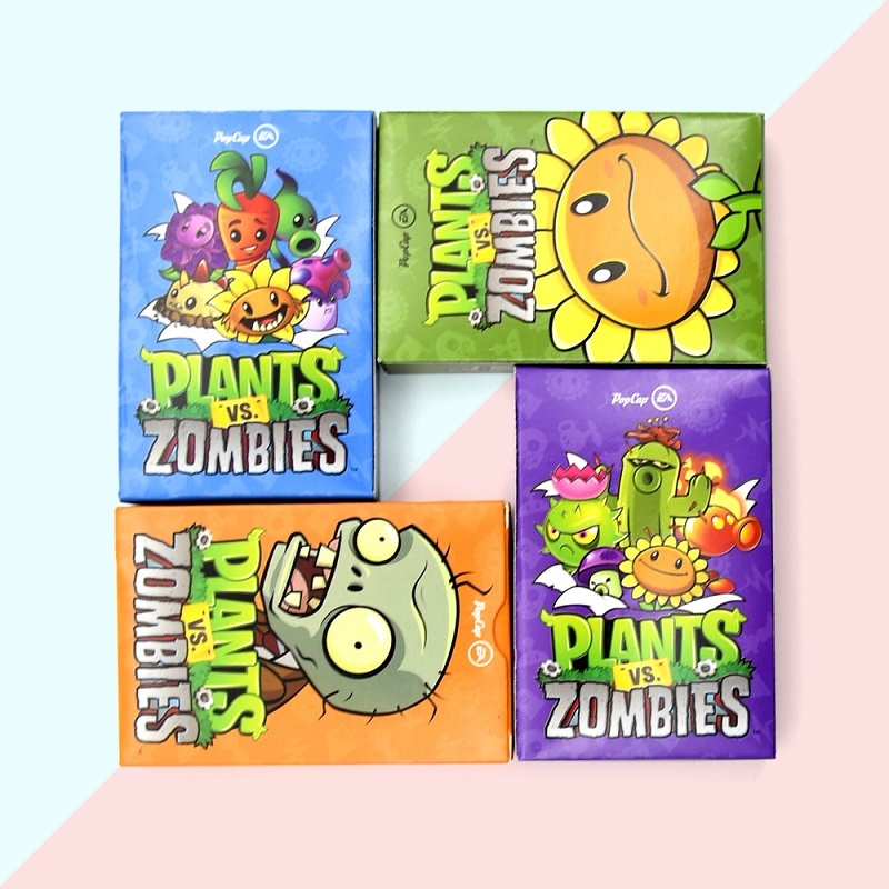 Bộ 55 Thẻ Bài Trò Chơi Plants vs Zombies Độc Đáo