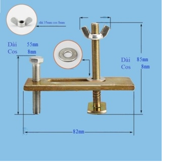Vam kẹp phôi sắt 100mm