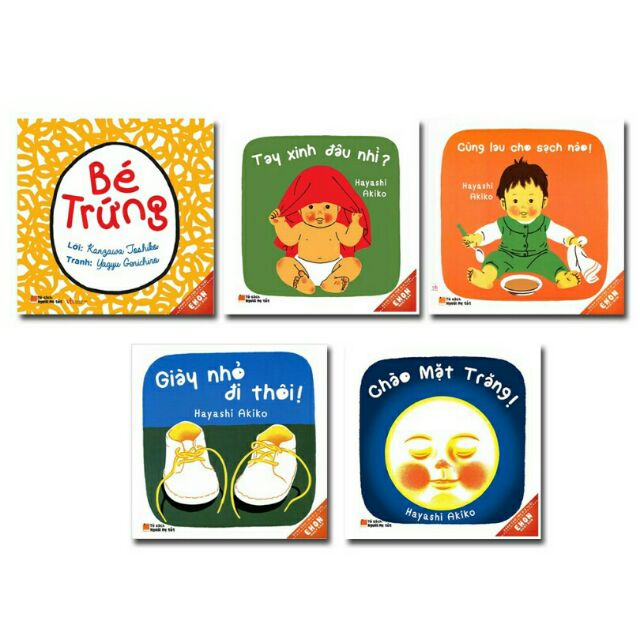 Sách - combo ehon bé ngoan 5 cuốn