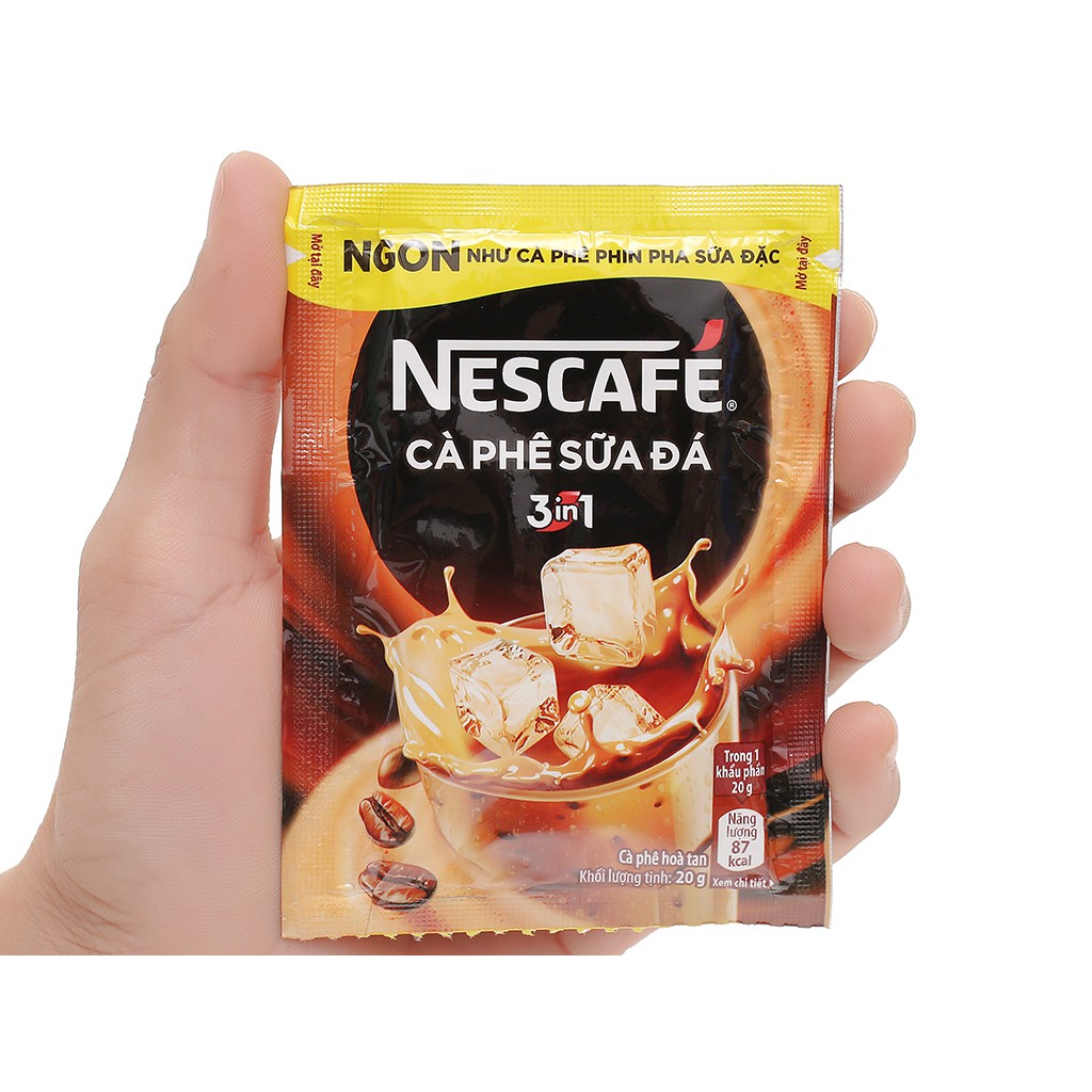 Cà phê sữa đá NesCafé 3 in 1 Hộp 240g
