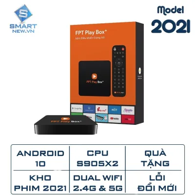 Android tv box FPT Play box 2020 - Điều khiển giọng nói - Gói truyền hình VIP - Android 10