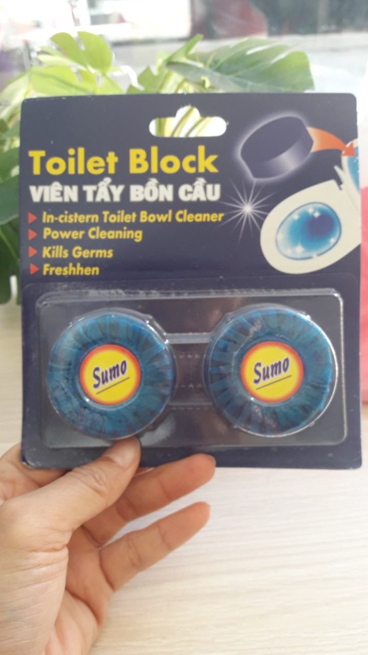 Vỉ 2 viên tẩy bồn cầu Sumo