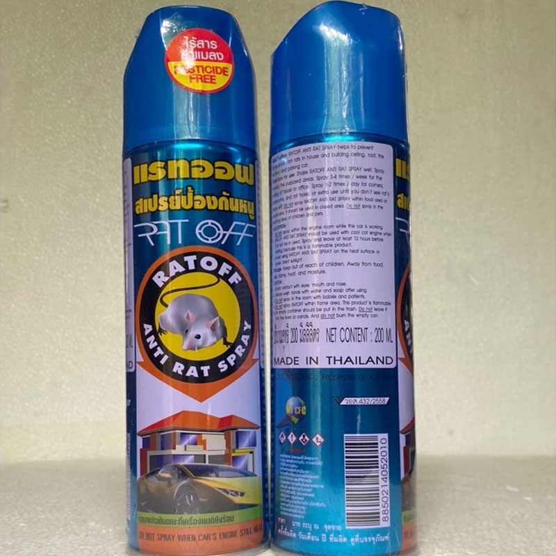 Chai xịt đuổi chuột Thái Lan 200ml