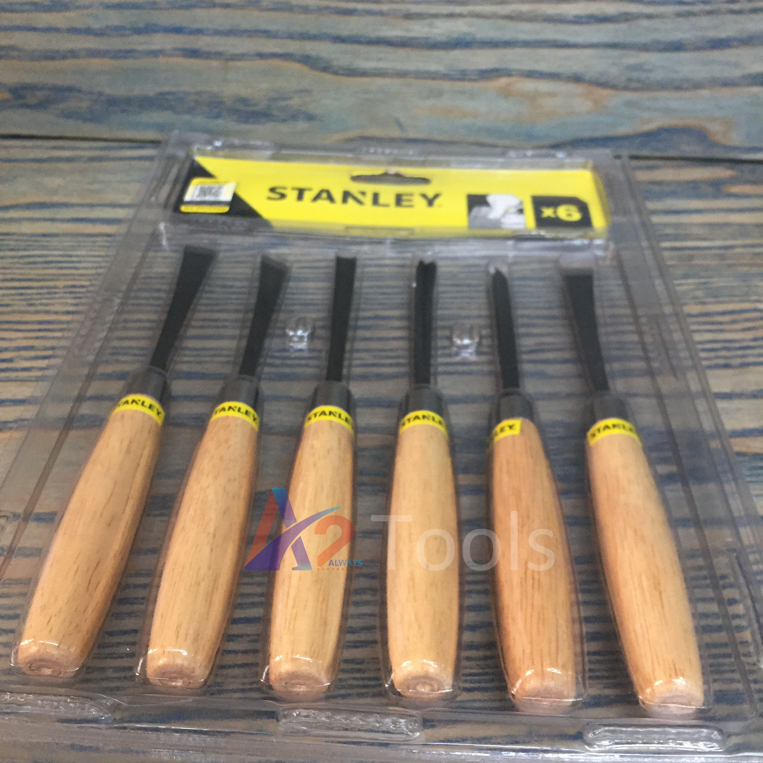 Đục gỗ bộ 6 chi tiết 1/4" Stanley STHT16120-8