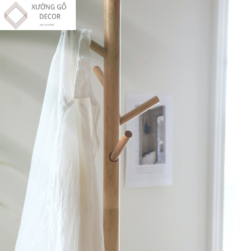Cây Treo Quần Áo Gỗ Tự Nhiên